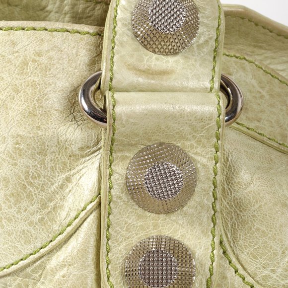 Balenciaga Pistachio Agneau GSH Motorcycle City Bag - Picture 8 of 15